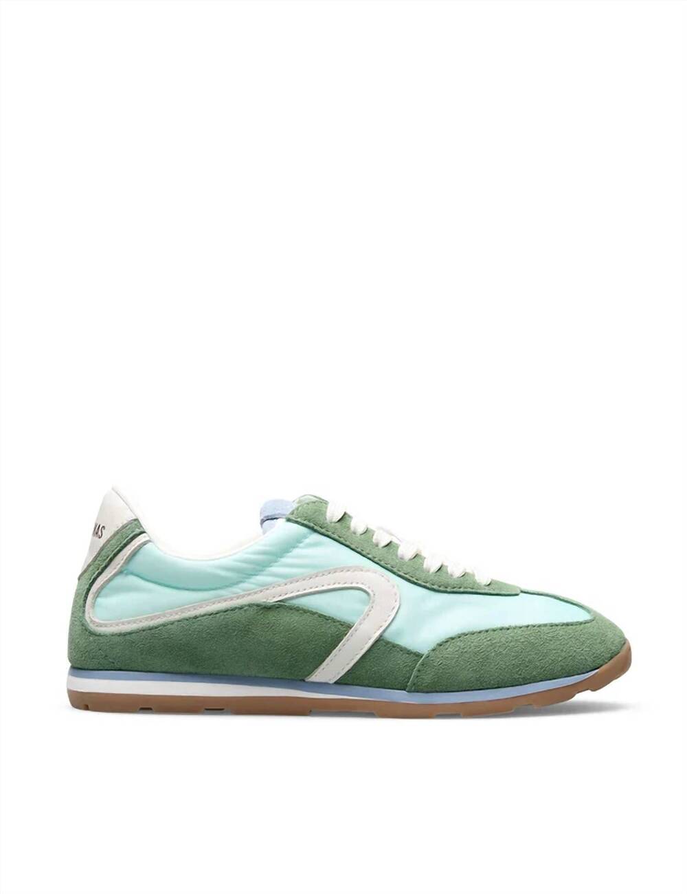 NEW VERBENAS women's jamaica pixel sneaker in turquoise multi retro trainer